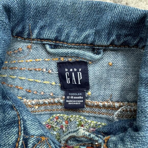 Gap Infant Girl Tree House Denim Jacket 12-18M - Picture 8 of 12